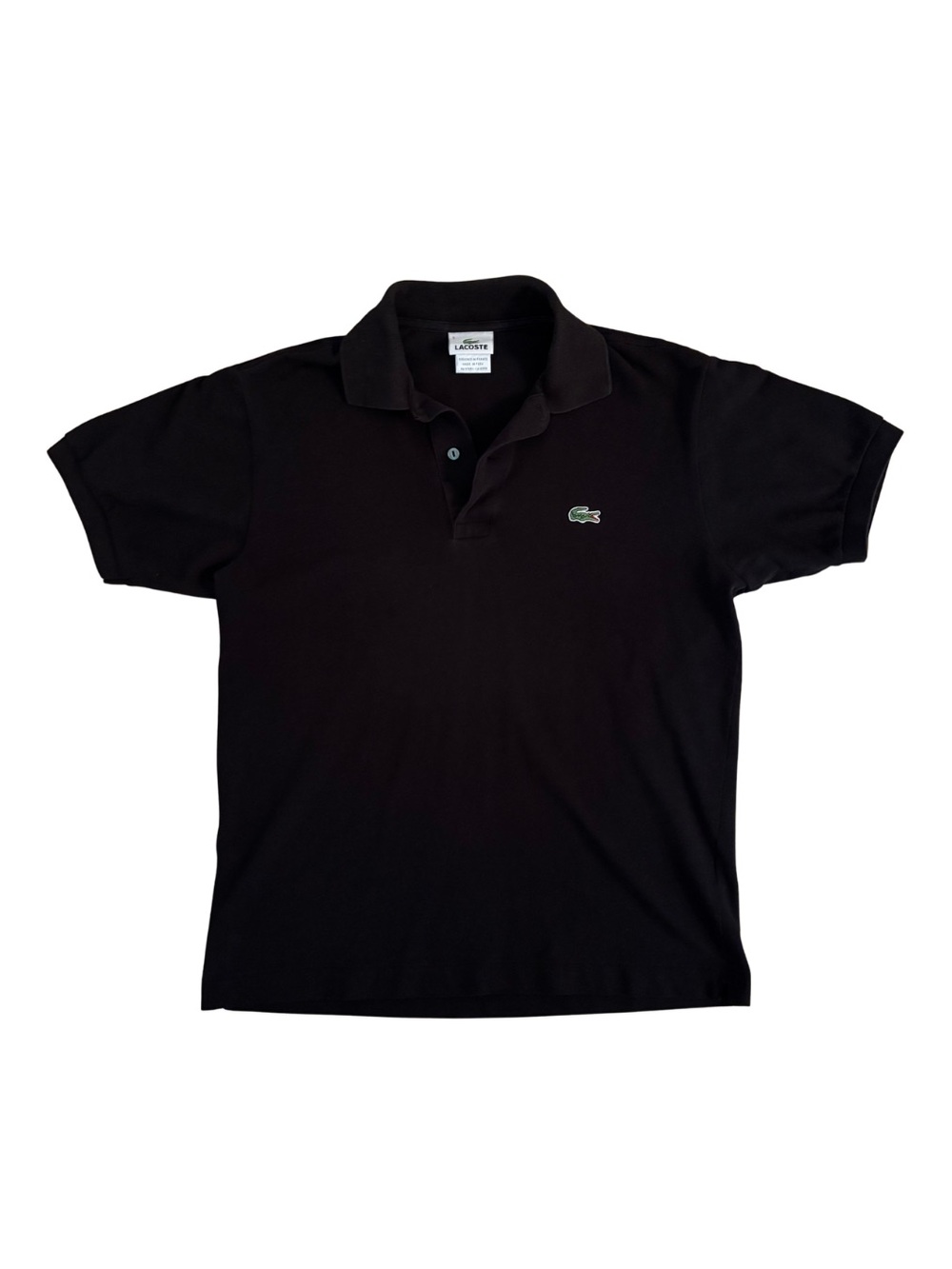 Lacoste Black Classic Piqué Polo Shirt